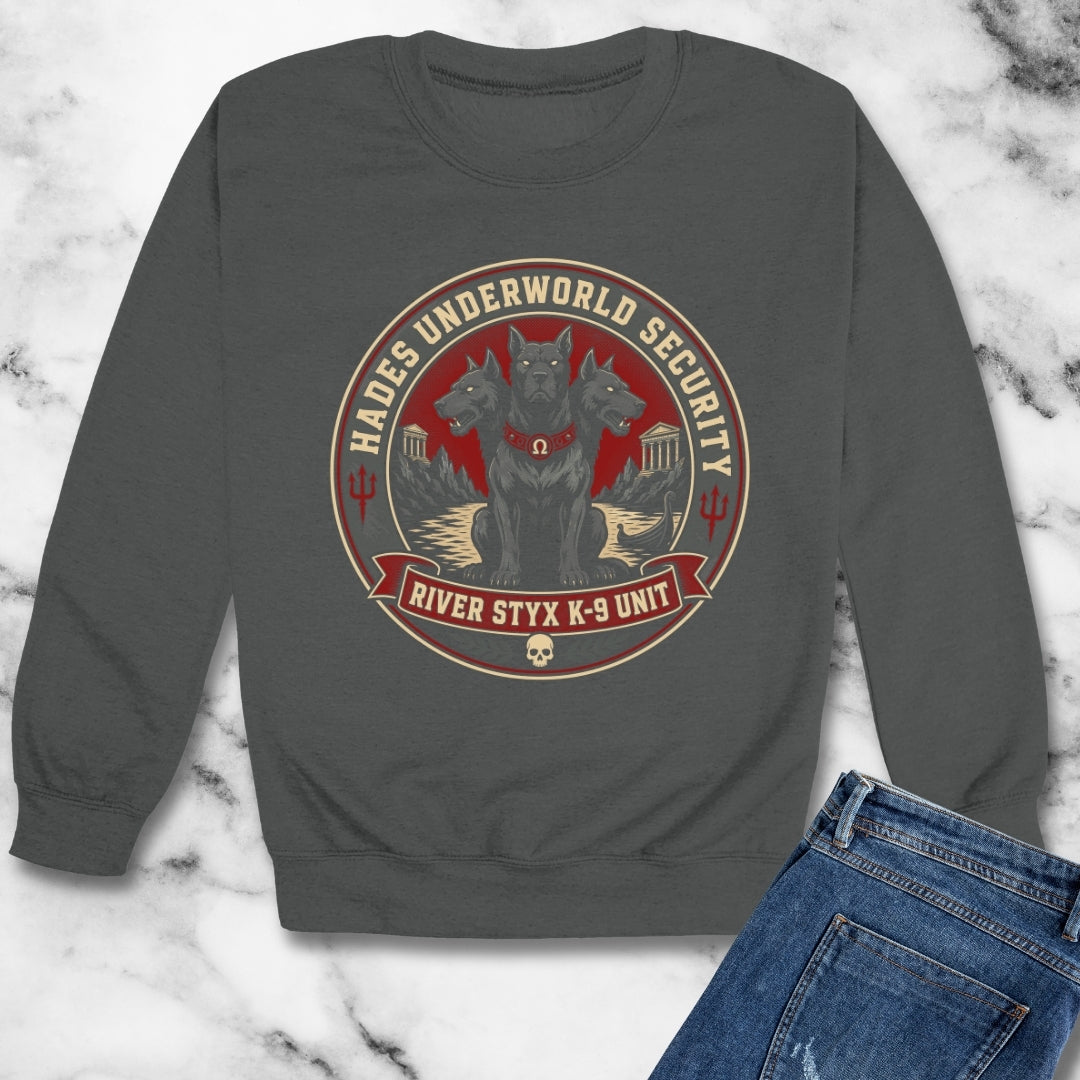 Cerberus Styx Canine Unit Unisex Heavy Crewneck Sweatshirt