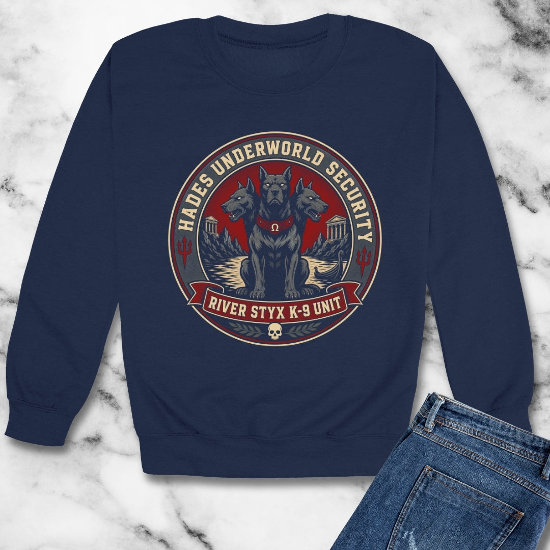 Cerberus Styx Canine Unit Unisex Heavy Crewneck Sweatshirt