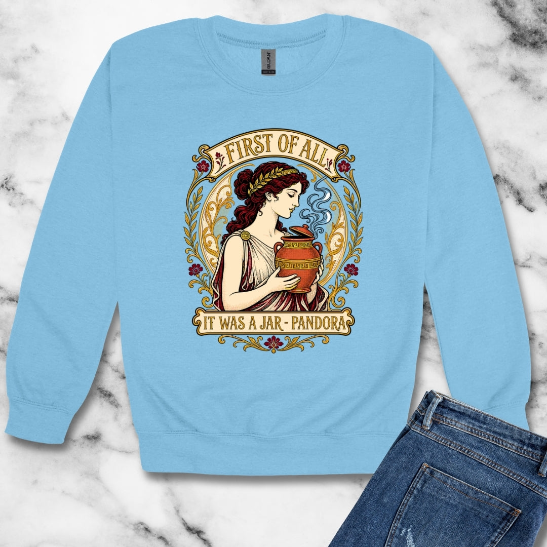 It Was a Jar Pandora Unisex Heavy Crewneck Sweatshirt