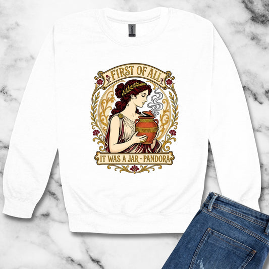 It Was a Jar Pandora Unisex Heavy Crewneck Sweatshirt