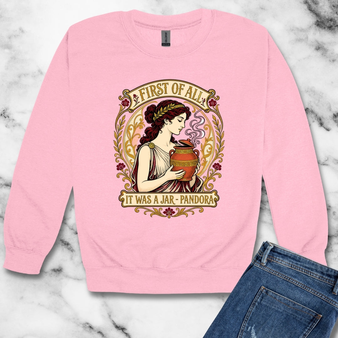 It Was a Jar Pandora Unisex Heavy Crewneck Sweatshirt