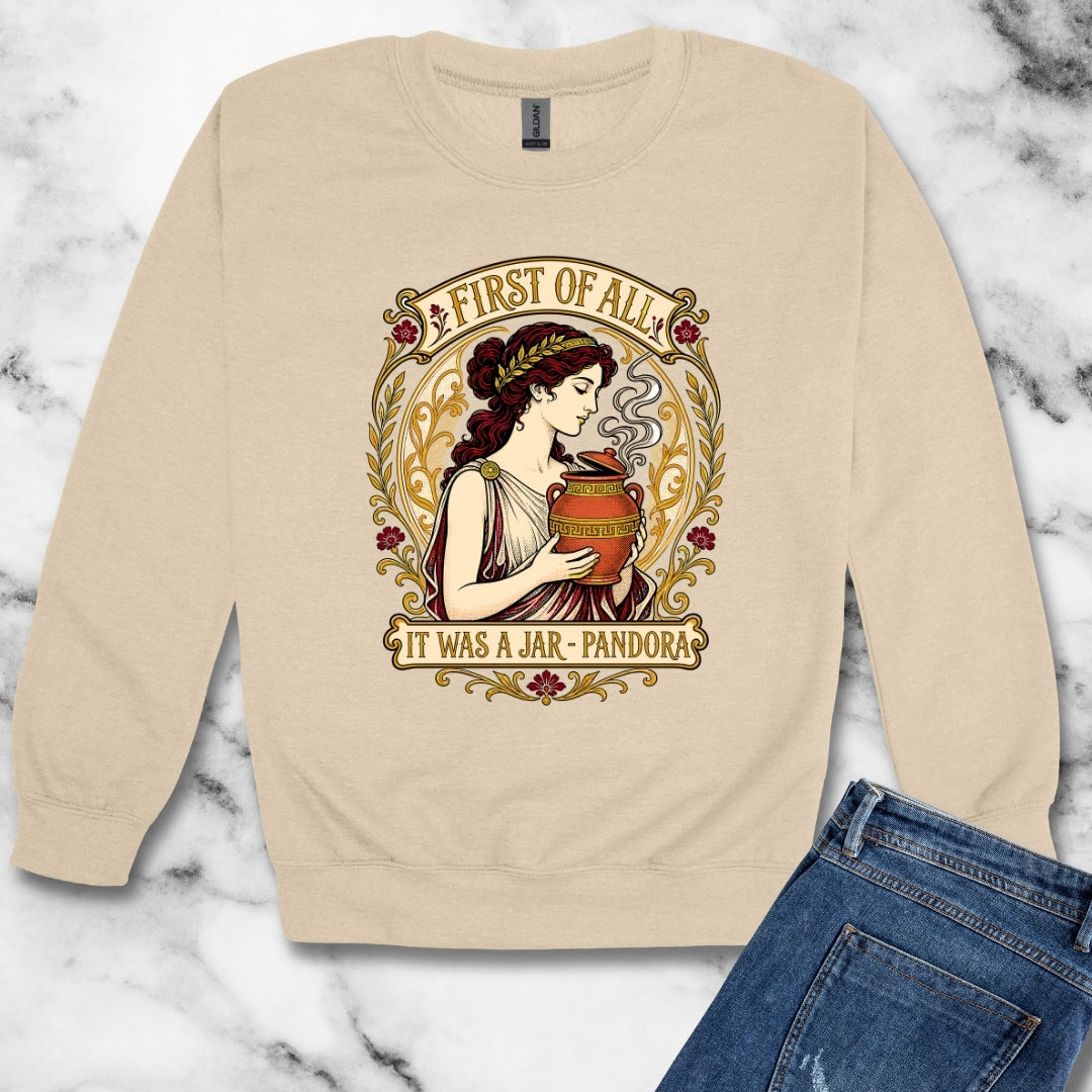 It Was a Jar Pandora Unisex Heavy Crewneck Sweatshirt