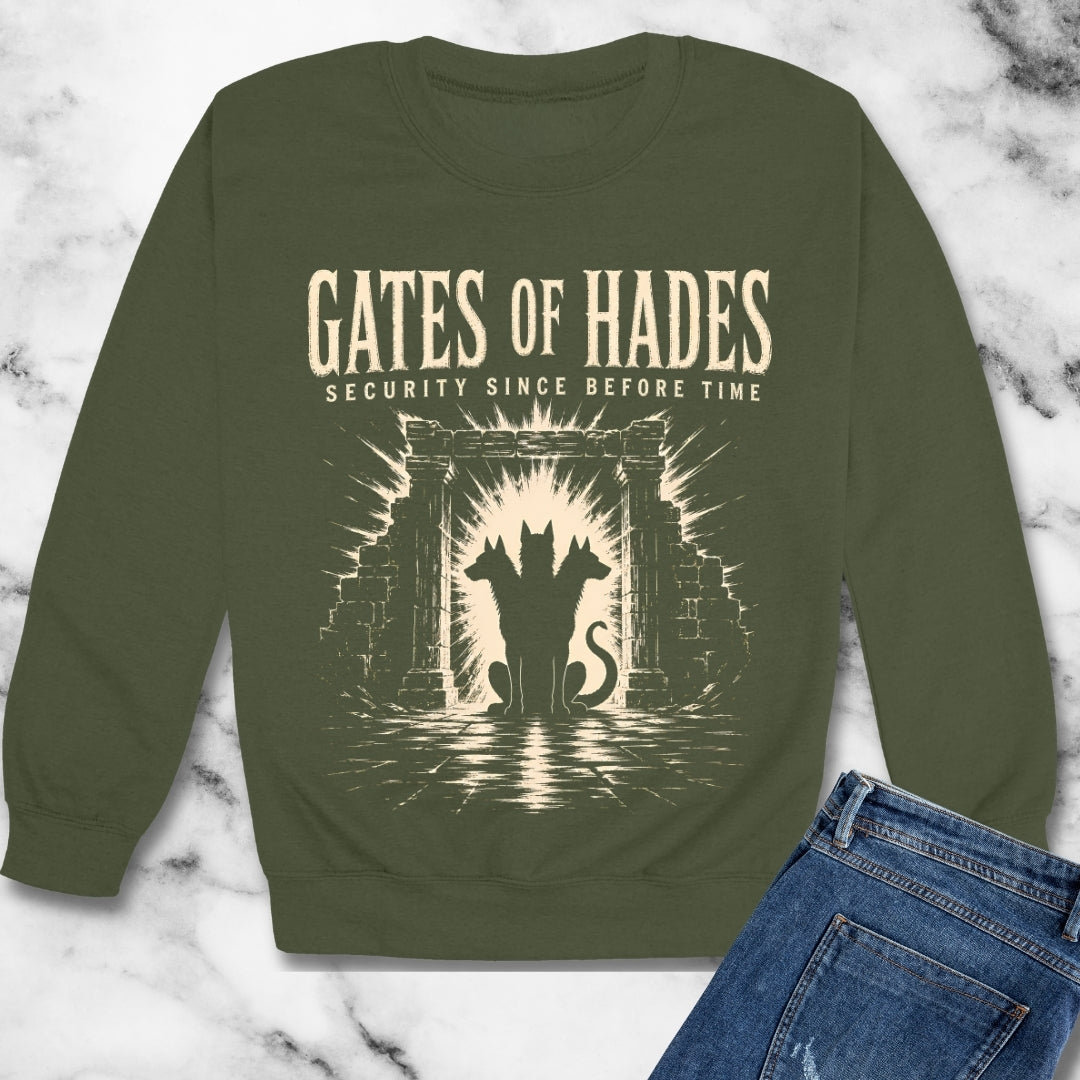 Gates of Hades Cerberus Security Unisex Heavy Crewneck Sweatshirt