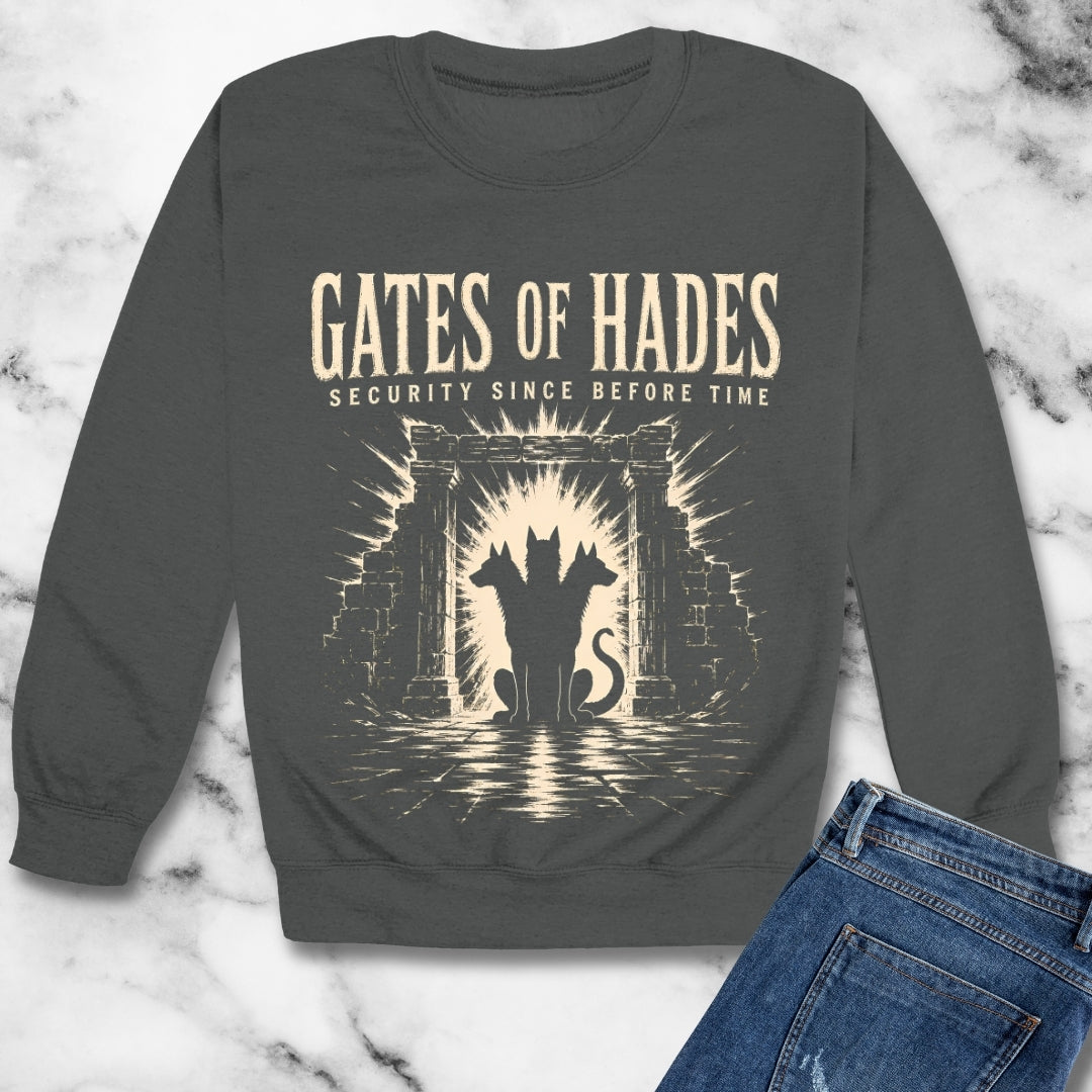 Gates of Hades Cerberus Security Unisex Heavy Crewneck Sweatshirt