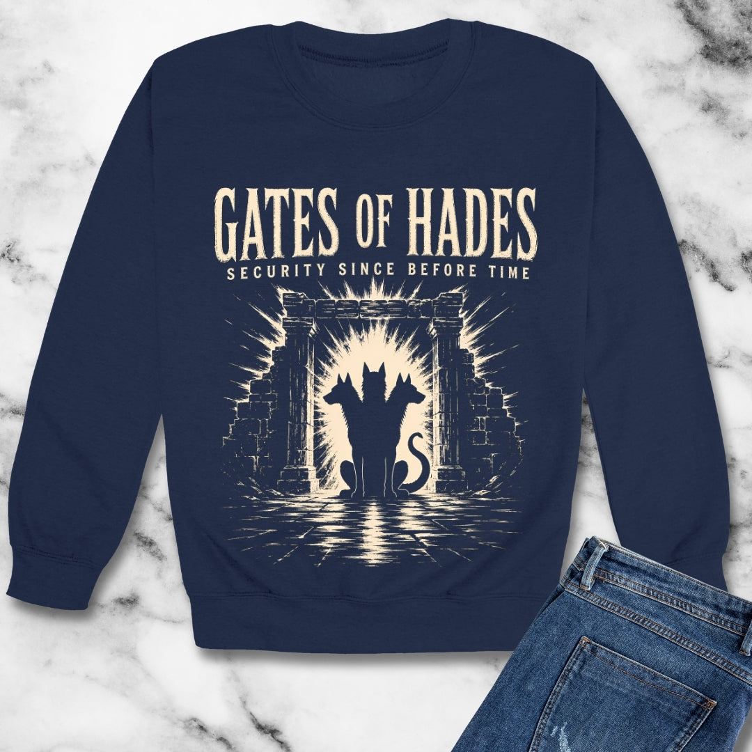 Gates of Hades Cerberus Security Unisex Heavy Crewneck Sweatshirt