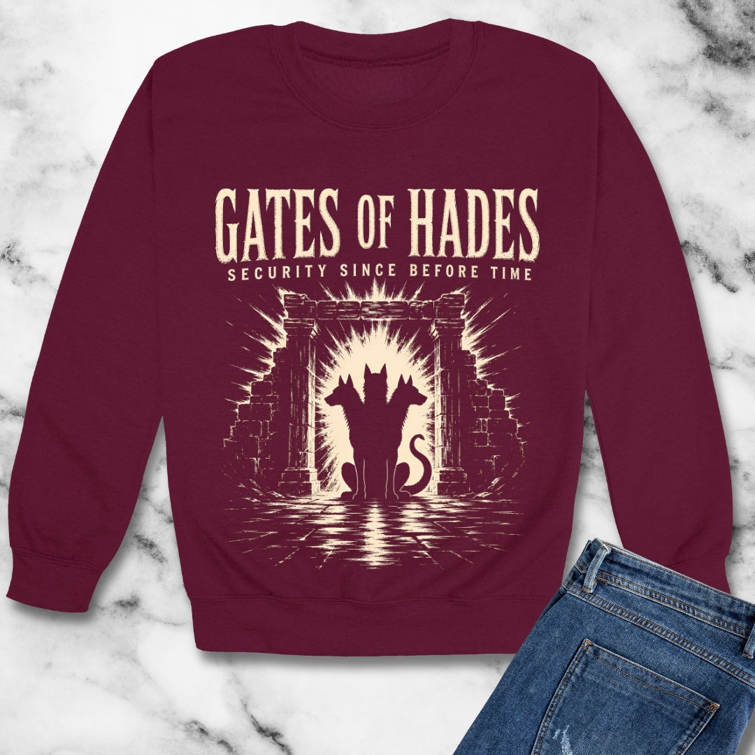 Gates of Hades Cerberus Security Unisex Heavy Crewneck Sweatshirt
