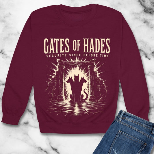 Gates of Hades Cerberus Security Unisex Heavy Crewneck Sweatshirt