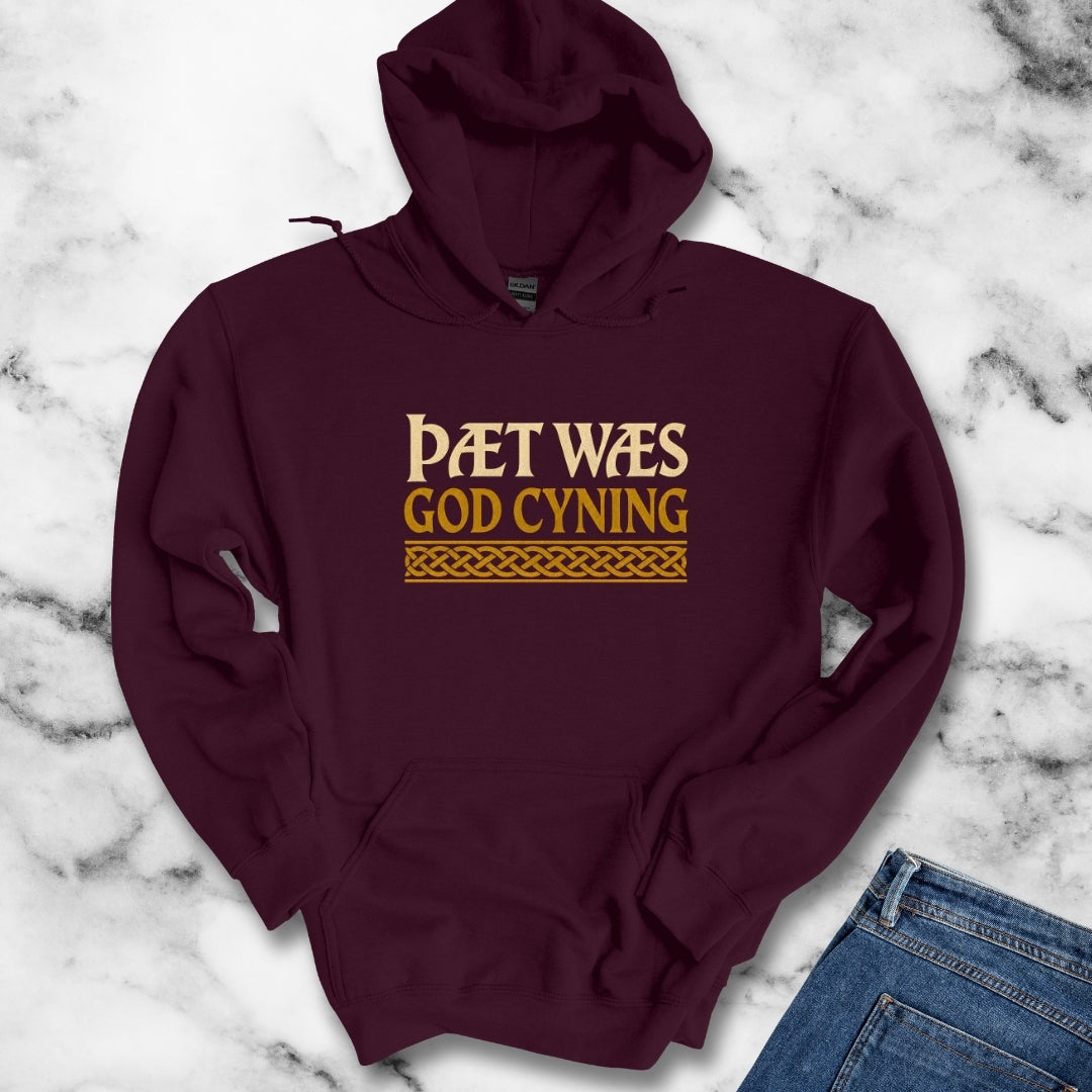 Thaet Waes God Cyning Beowulf Hoodie