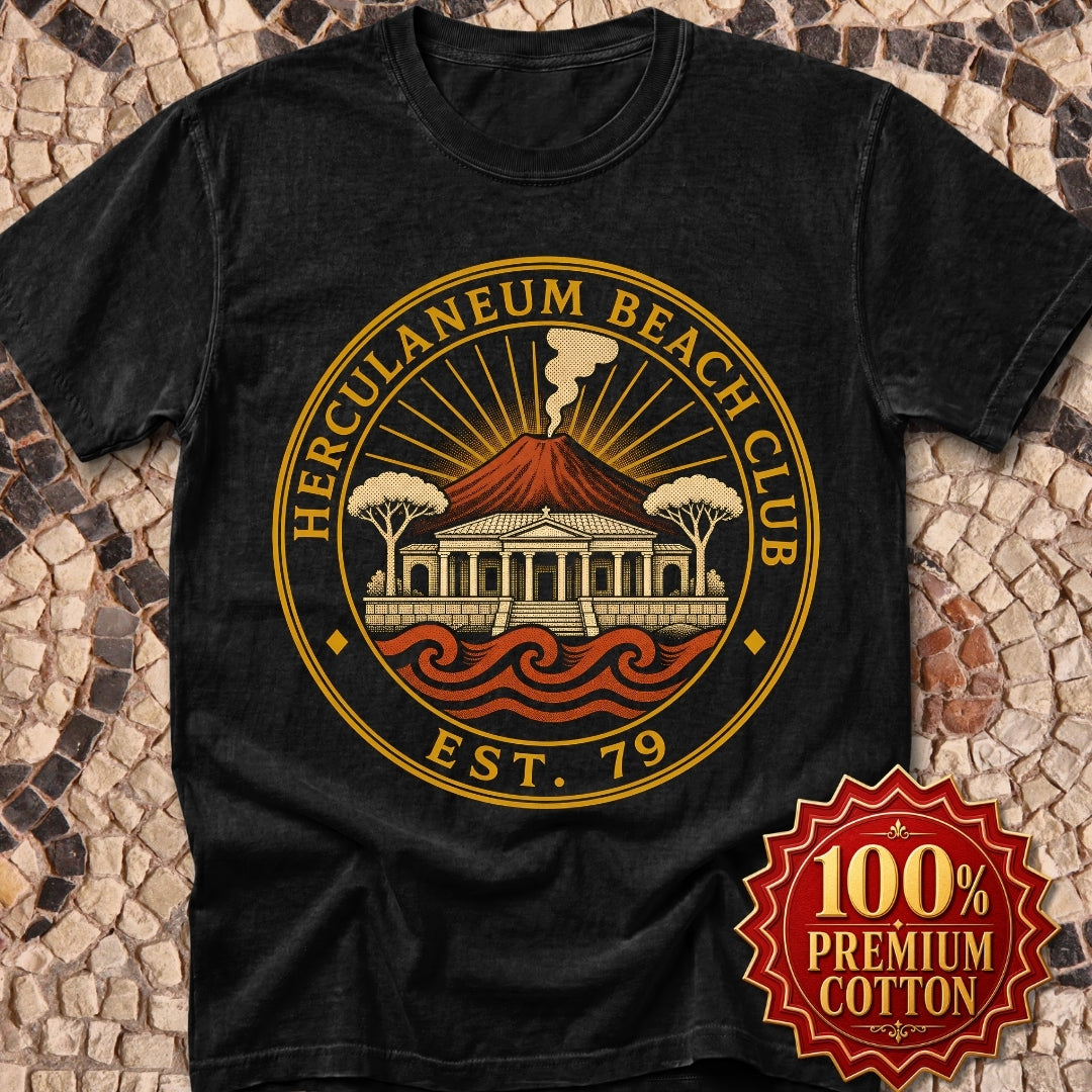 Herculaneum Beach Club Est 79 Premium Tee
