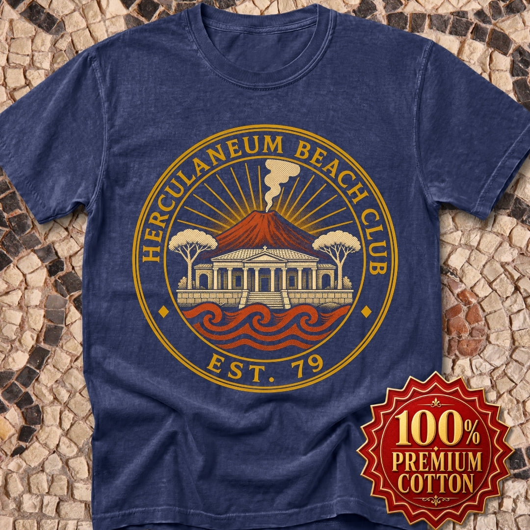 Herculaneum Beach Club Est 79 Premium Tee