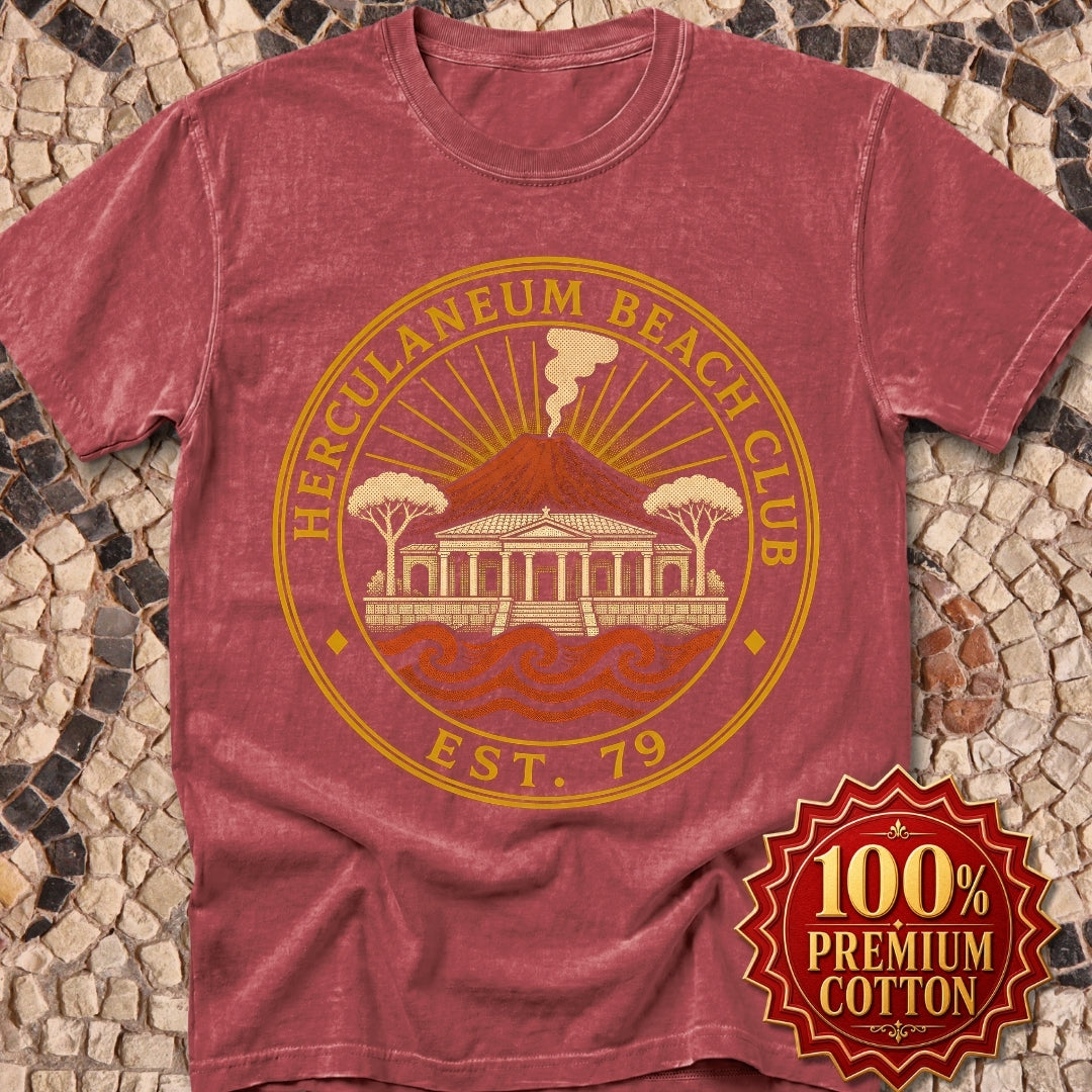 Herculaneum Beach Club Est 79 Premium Tee