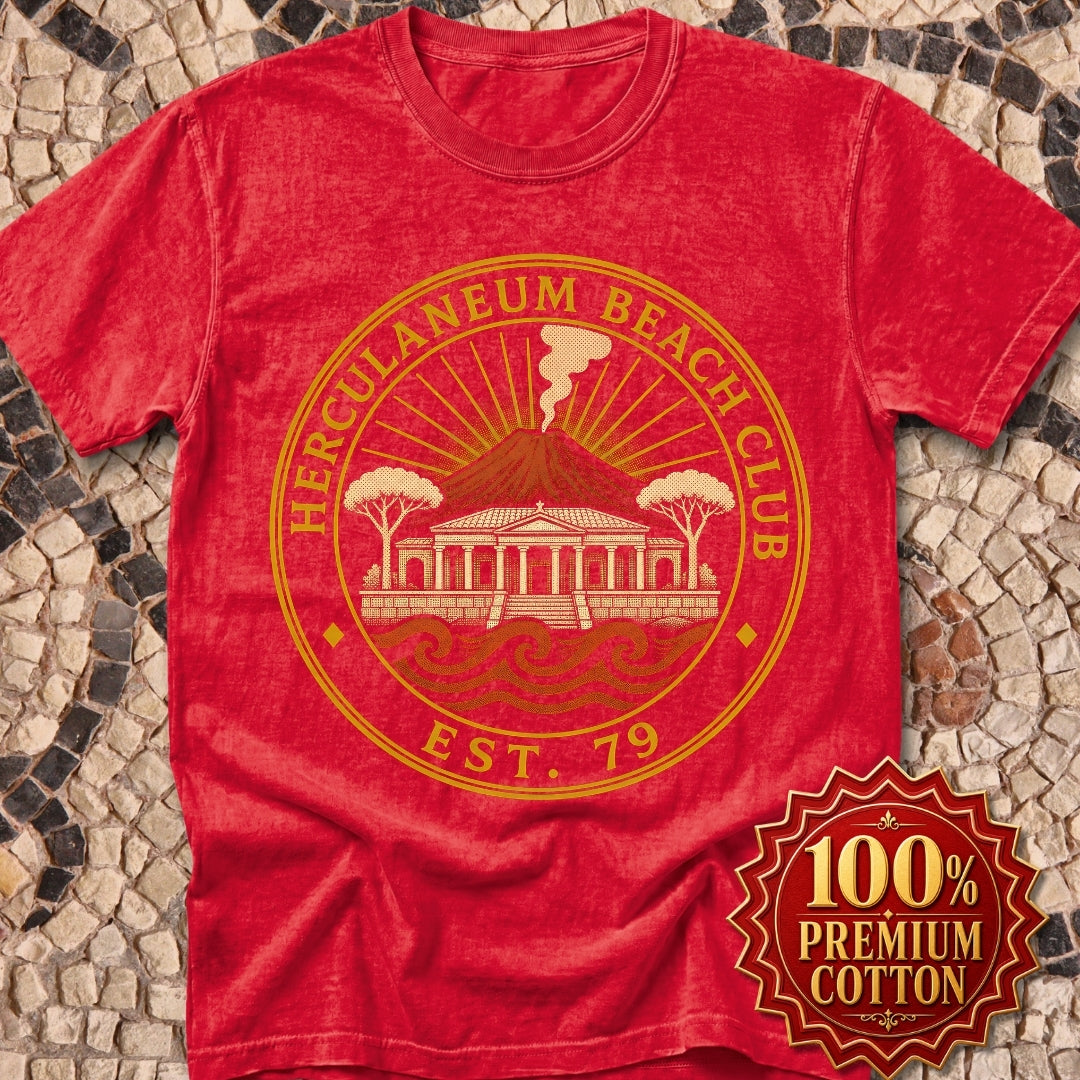 Herculaneum Beach Club Est 79 Premium Tee