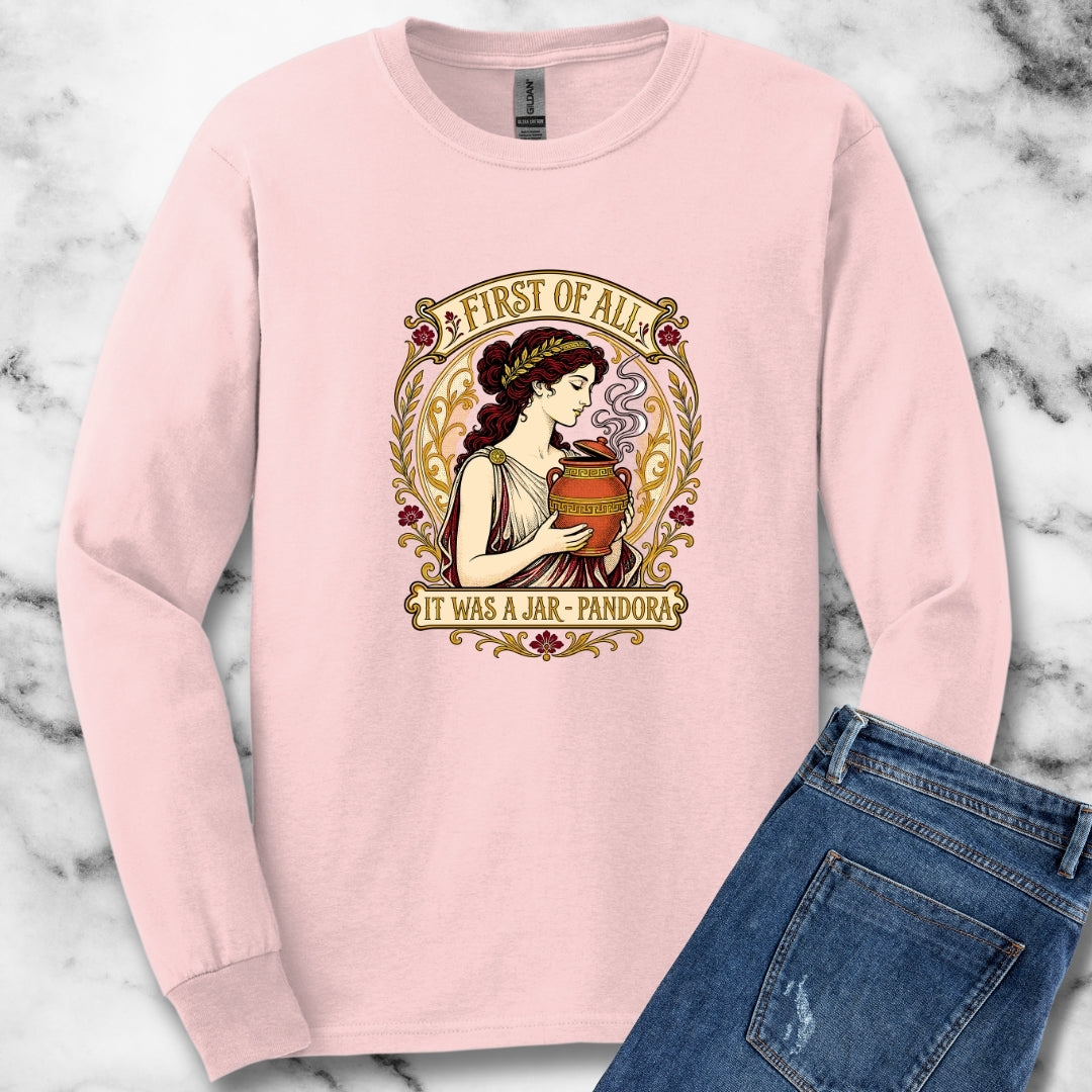 It Was a Jar Pandora Unisex Long Sleeve Tee