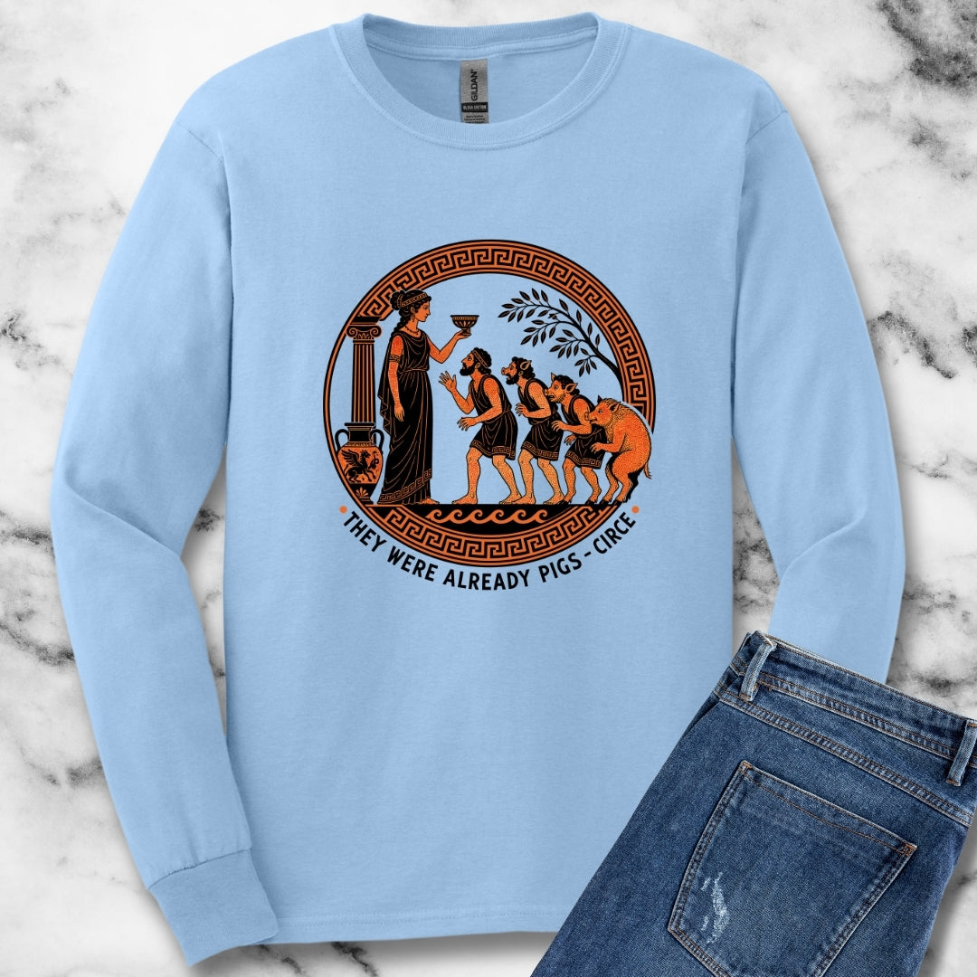 They Were Already Pigs Circe Unisex Long Sleeve Tee