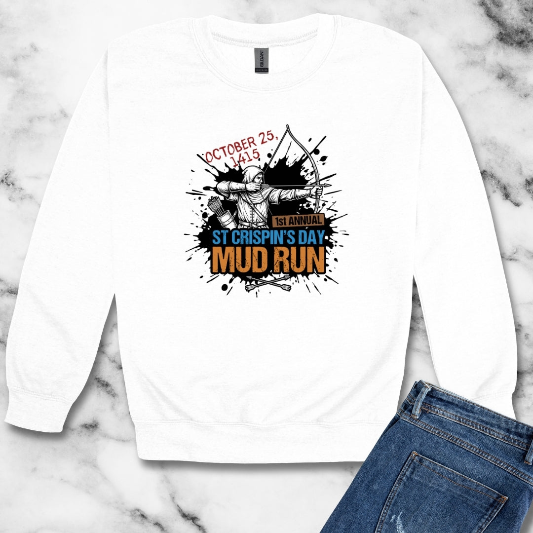 Agincourt Mud Run Unisex Heavy Crewneck Sweatshirt