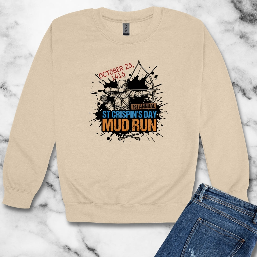 Agincourt Mud Run Unisex Heavy Crewneck Sweatshirt