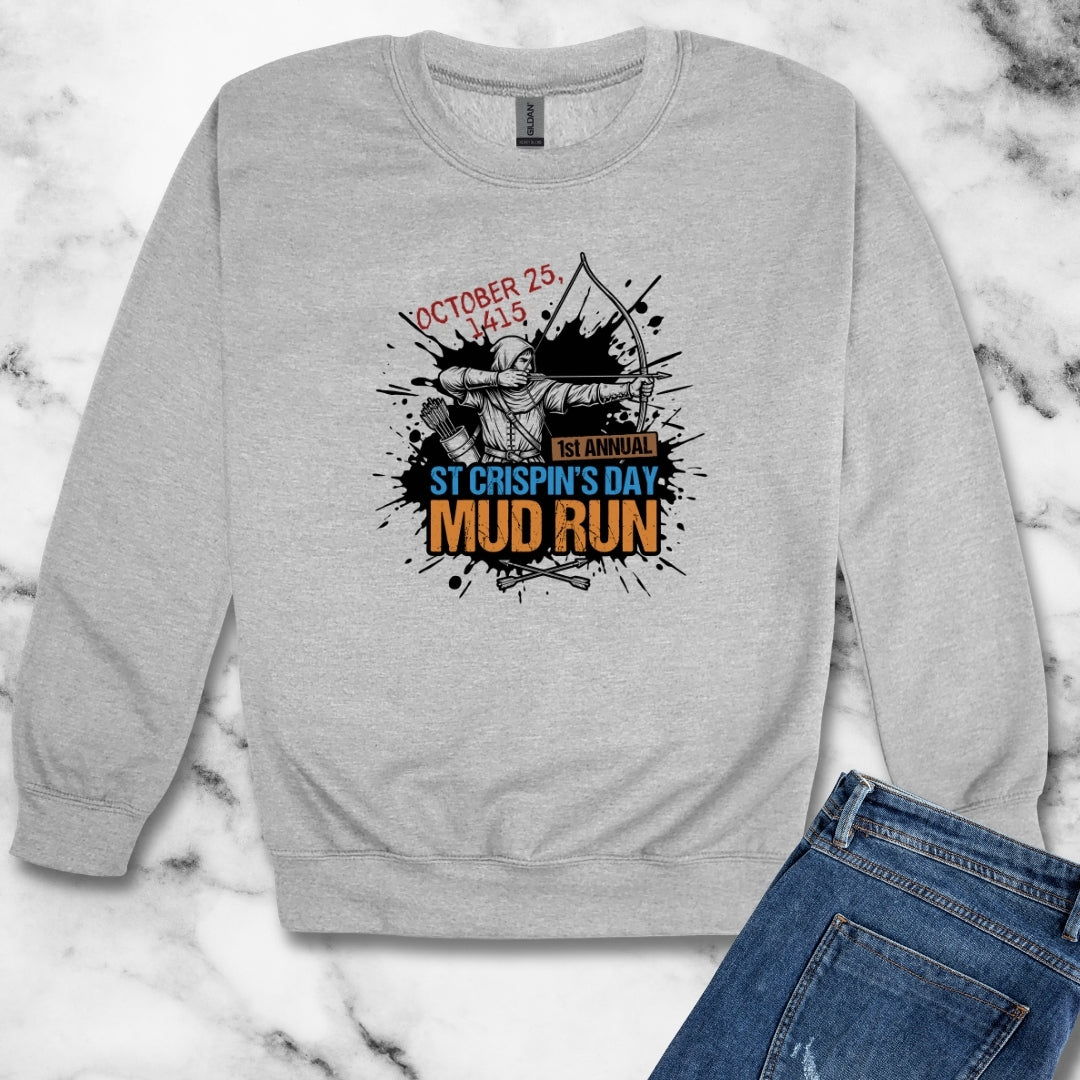 Agincourt Mud Run Unisex Heavy Crewneck Sweatshirt