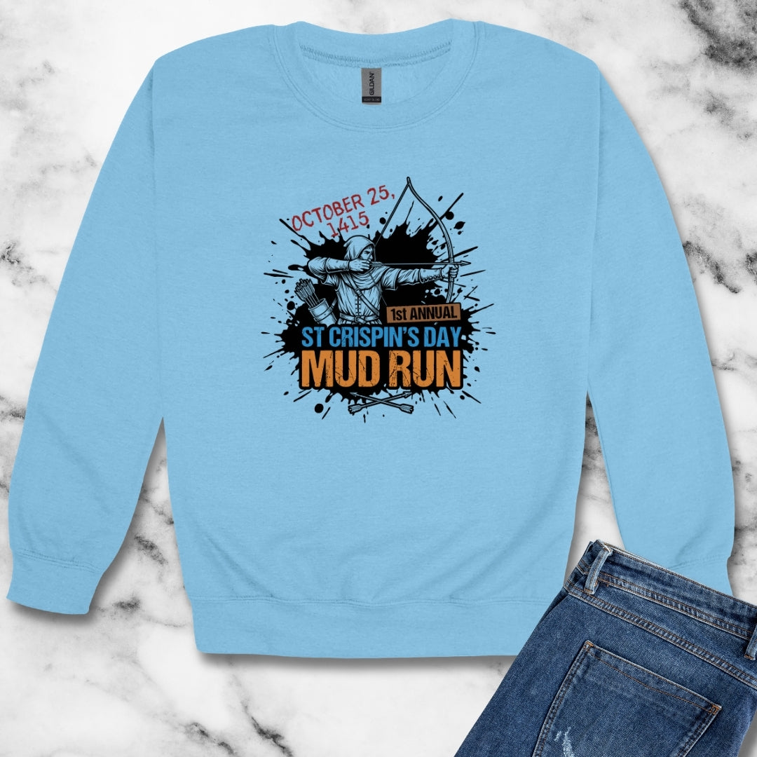 Agincourt Mud Run Unisex Heavy Crewneck Sweatshirt