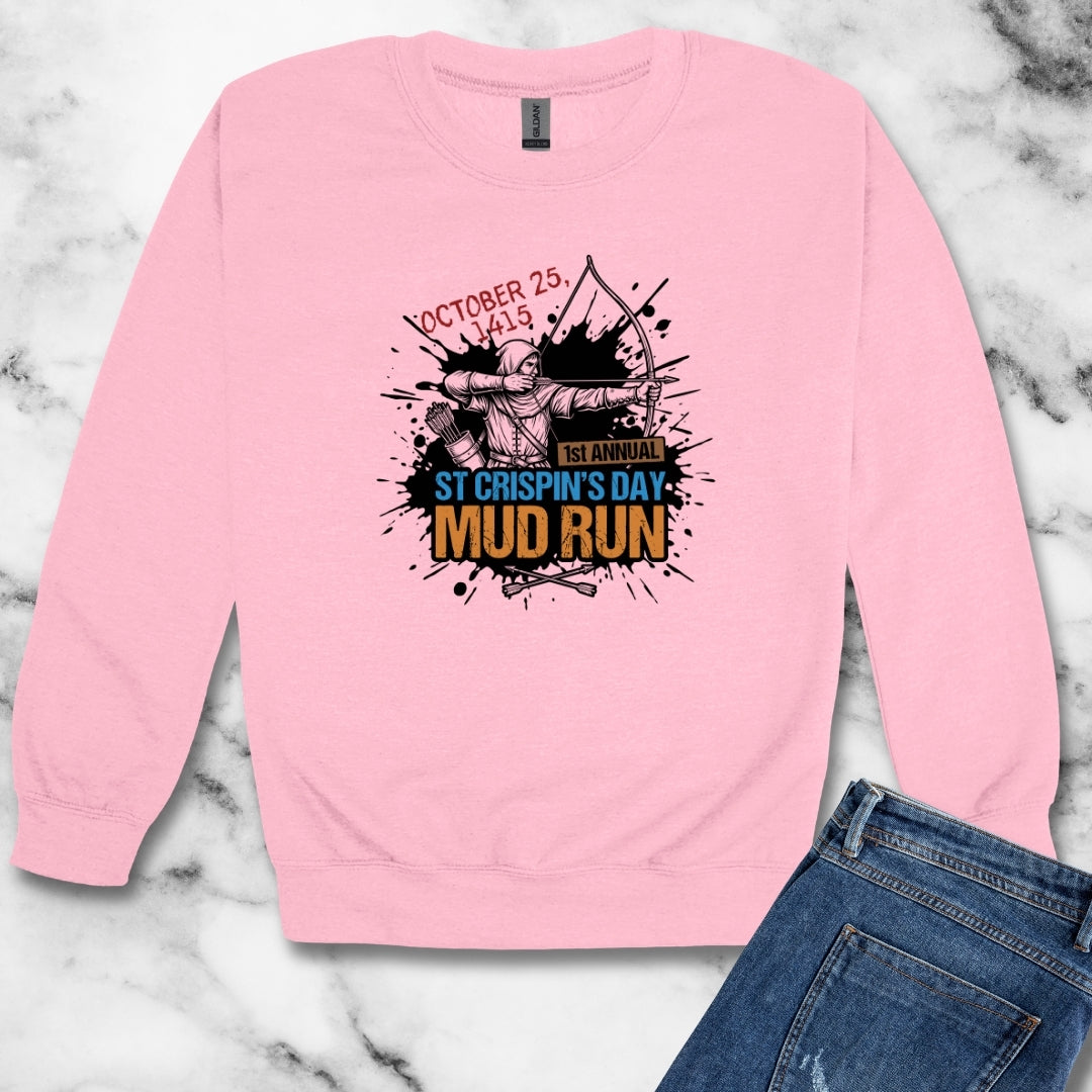 Agincourt Mud Run Unisex Heavy Crewneck Sweatshirt