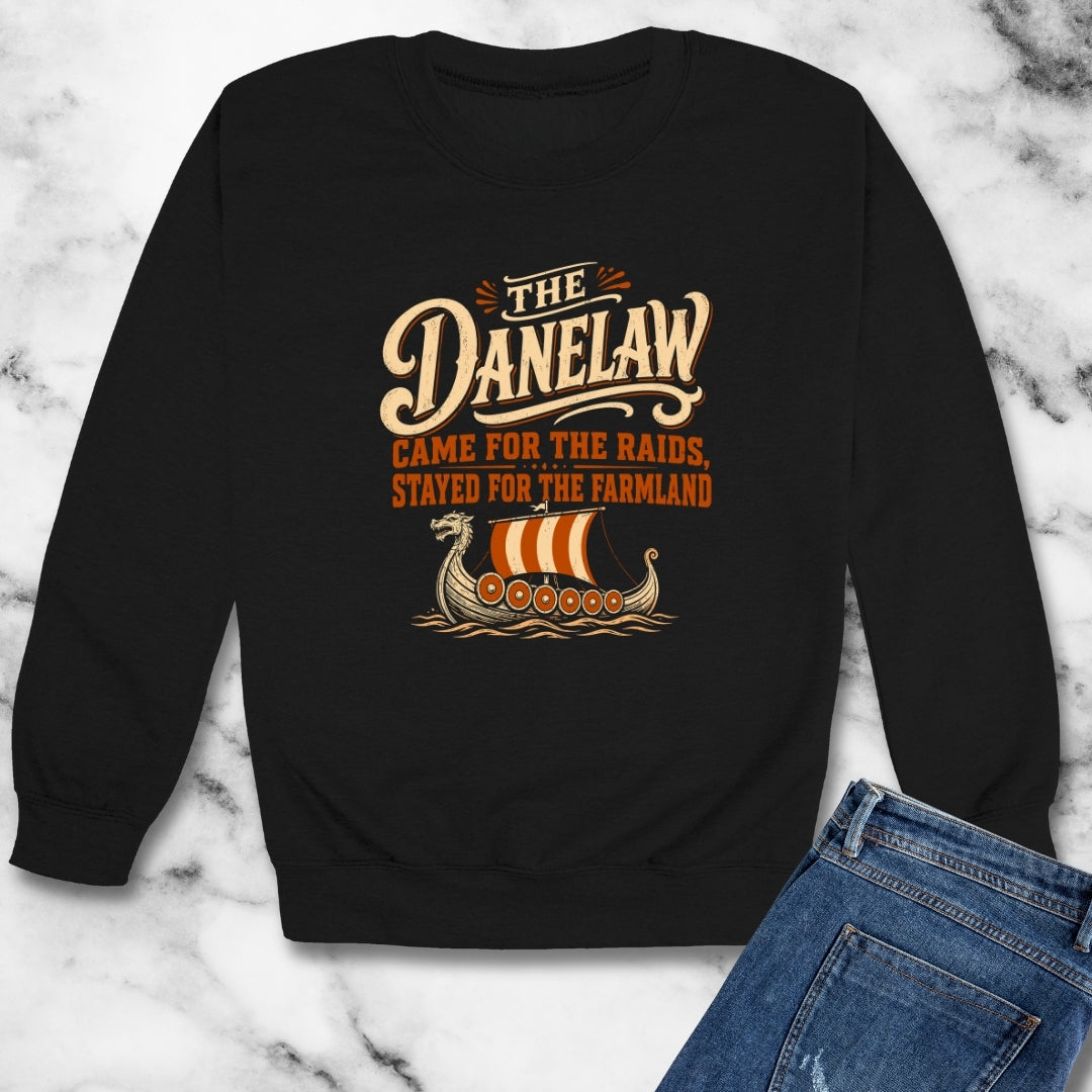 Danelaw Came for Raids Stayed for Farmland Unisex Heavy Crewneck Sweatshirt