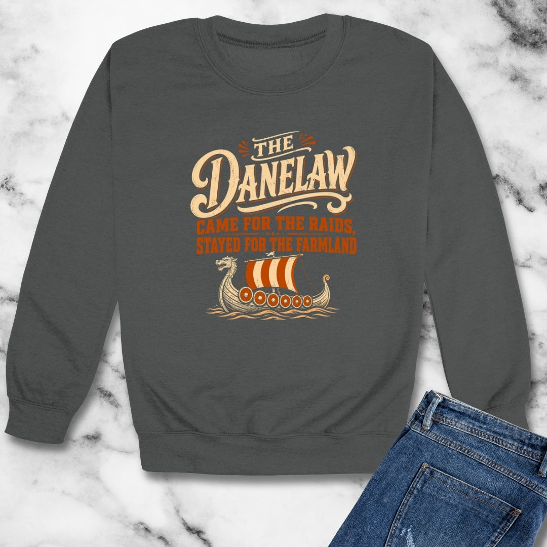 Danelaw Came for Raids Stayed for Farmland Unisex Heavy Crewneck Sweatshirt