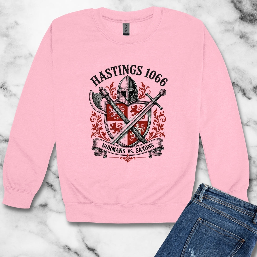 Battle of Hastings — Normans vs Saxons Unisex Heavy Crewneck Sweatshirt