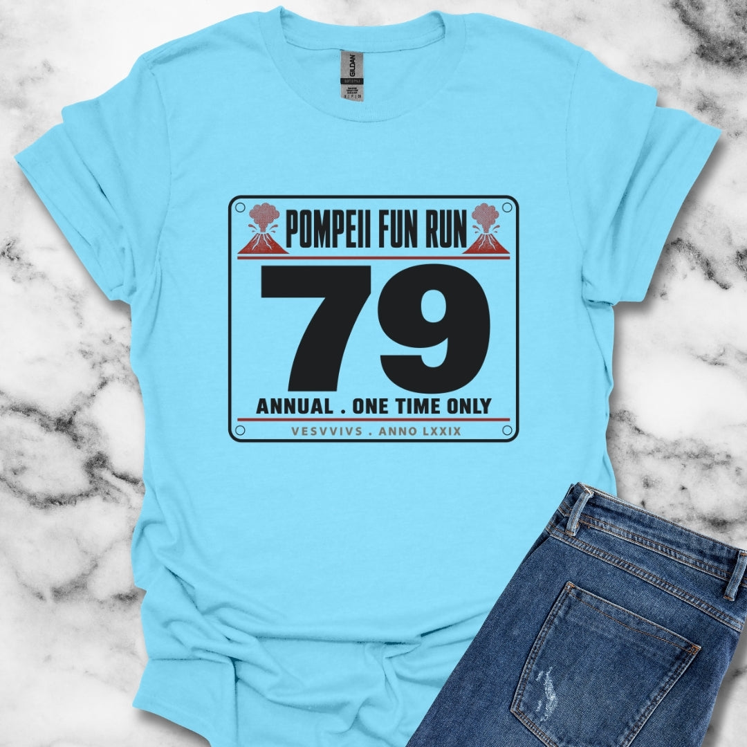 Pompeii Fun Run Race Bib T-Shirt