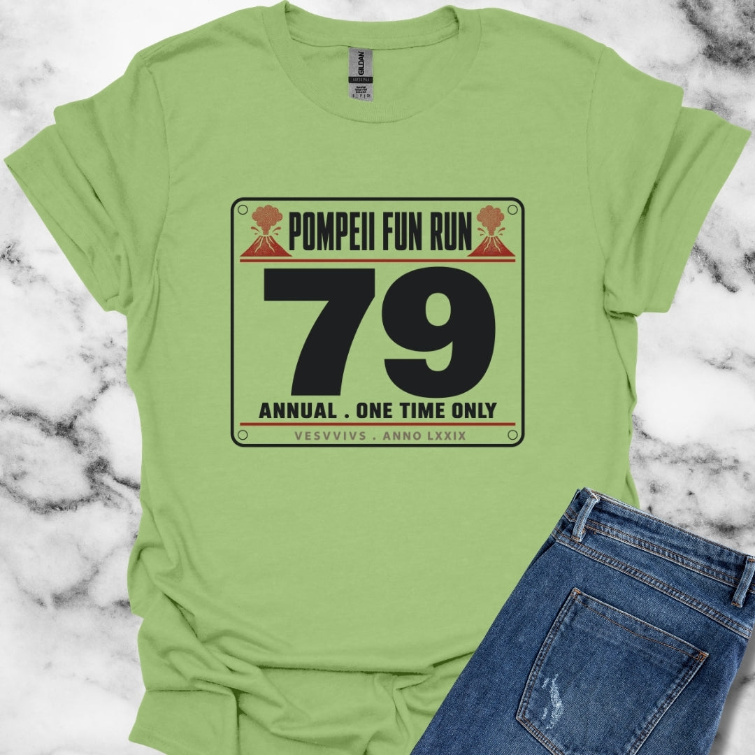 Pompeii Fun Run Race Bib T-Shirt