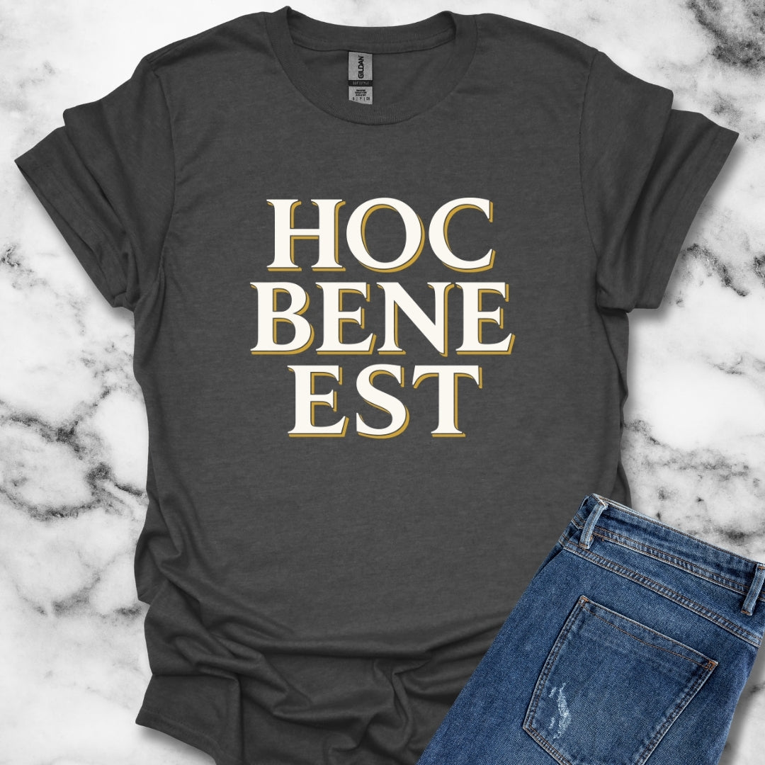 Hoc Bene Est This is Fine Latin T-Shirt
