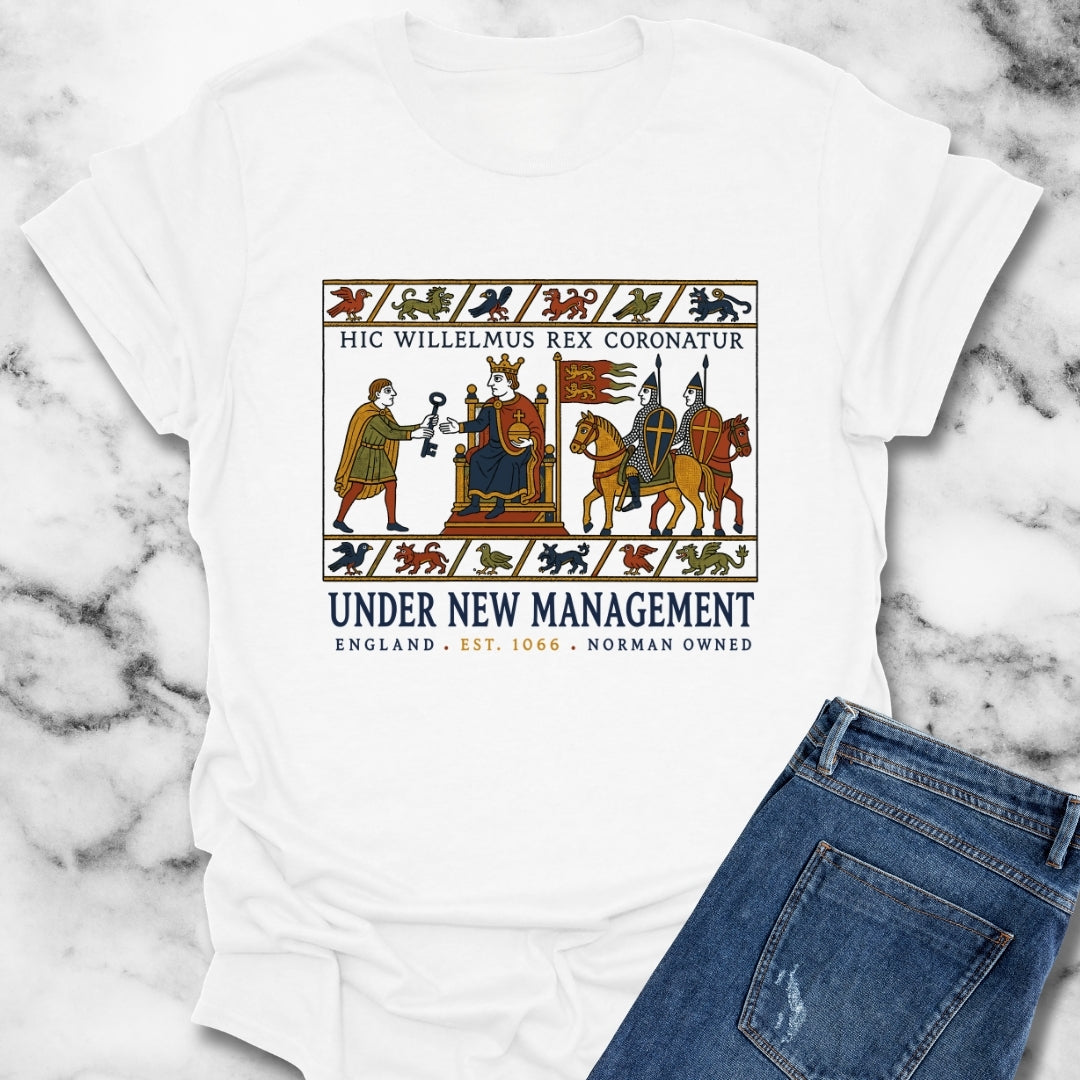 Bayeux Tapestry Under New Management Normans T-Shirt