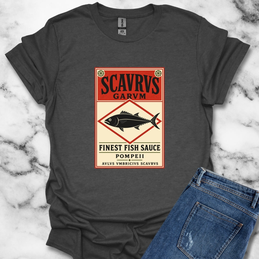 Scaurus Garum Sauce Label T-Shirt
