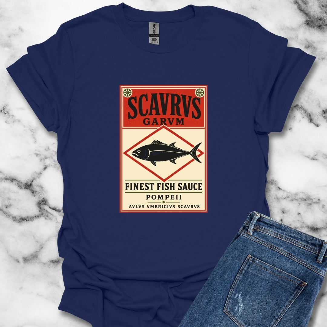 Scaurus Garum Sauce Label T-Shirt