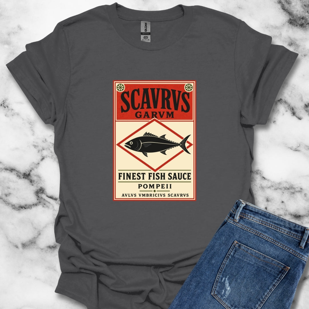 Scaurus Garum Sauce Label T-Shirt