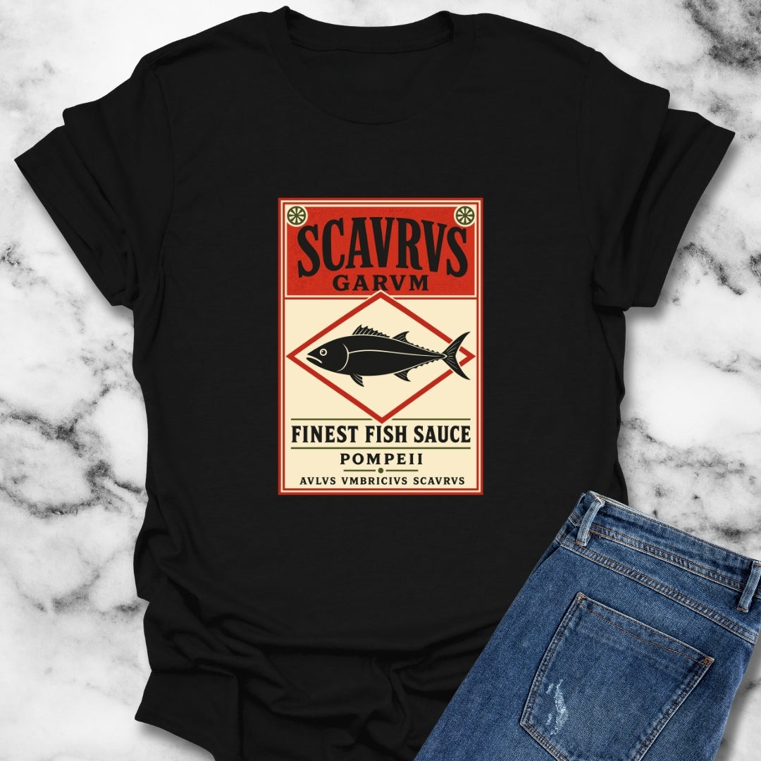 Scaurus Garum Sauce Label T-Shirt
