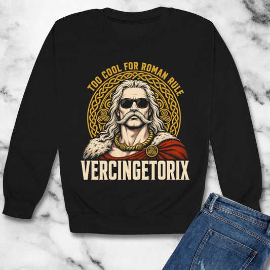 Vercingetorix Too Cool for Roman Rule Unisex Heavy Crewneck Sweatshirt