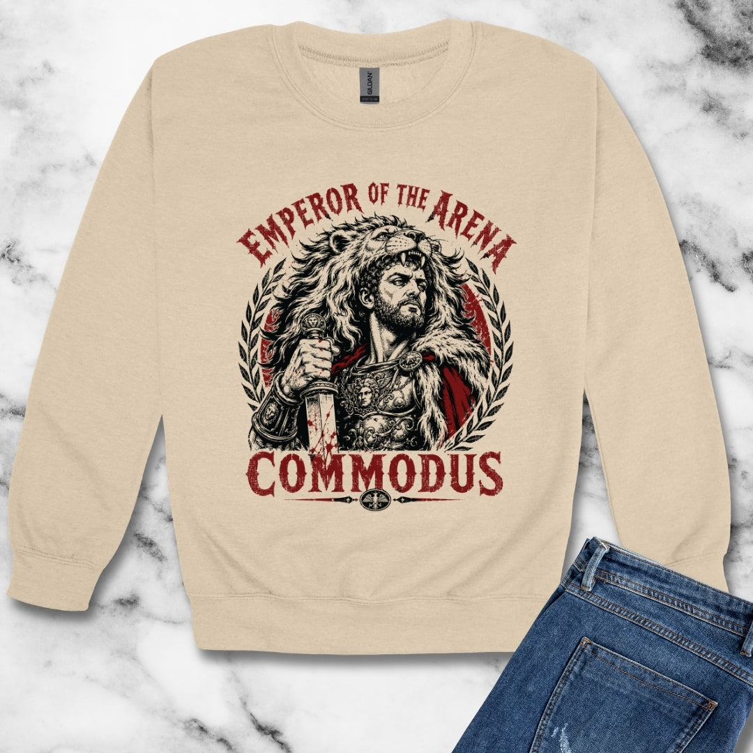 Emperor of the Area Commodus Unisex Heavy Crewneck Sweatshirt