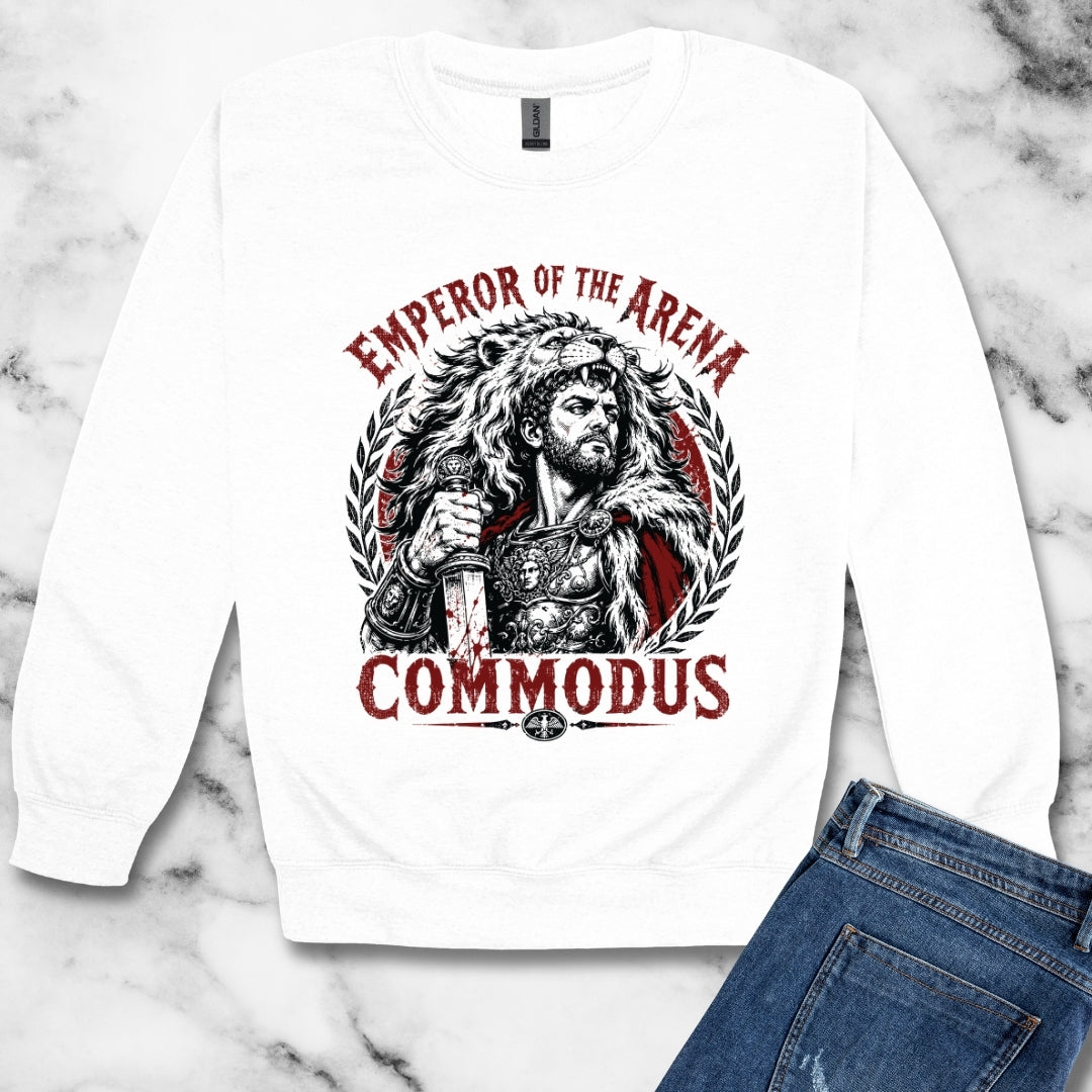 Emperor of the Area Commodus Unisex Heavy Crewneck Sweatshirt