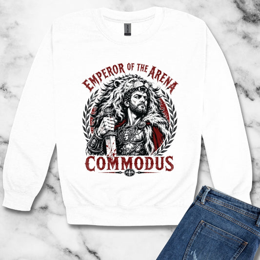 Emperor of the Area Commodus Unisex Heavy Crewneck Sweatshirt