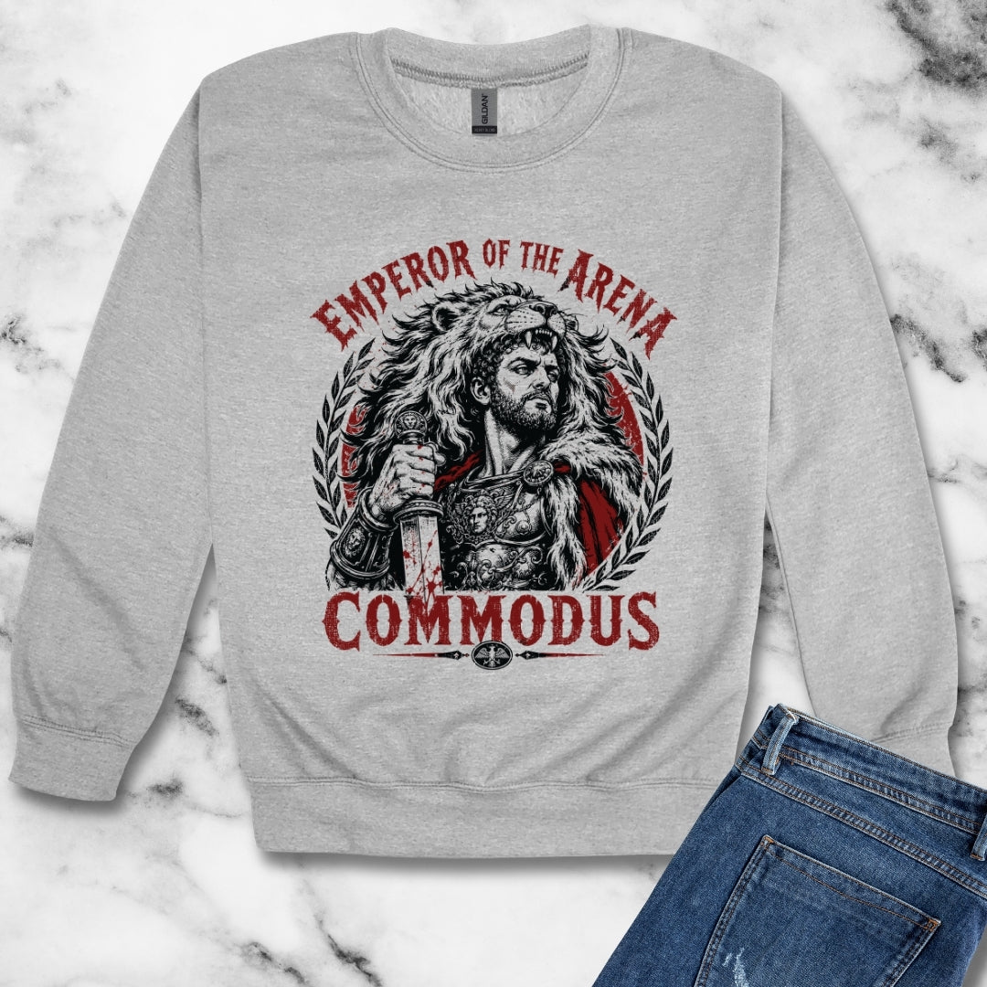 Emperor of the Area Commodus Unisex Heavy Crewneck Sweatshirt