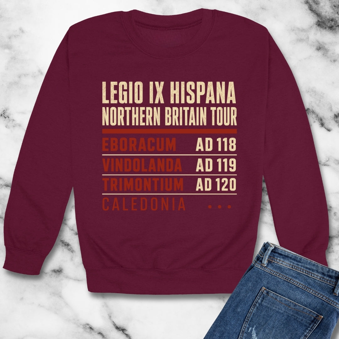 Legio IX Hispana Tour Unisex Heavy Crewneck Sweatshirt
