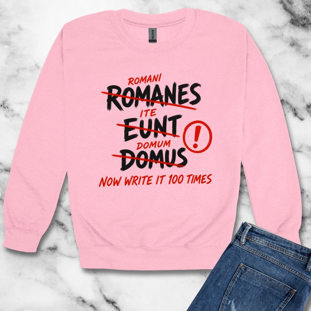 Romans Go Home Brian Graffiti Unisex Heavy Crewneck Sweatshirt
