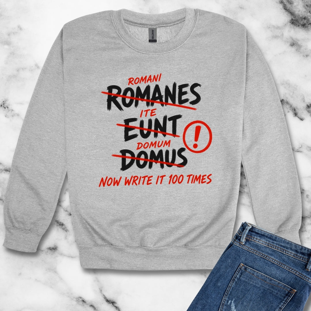 Romans Go Home Brian Graffiti Unisex Heavy Crewneck Sweatshirt