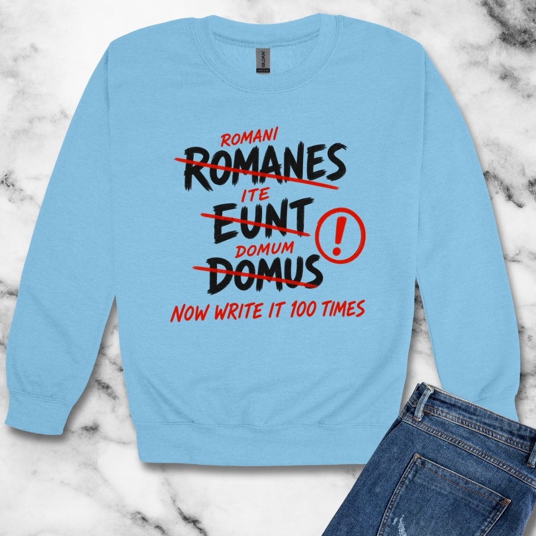 Romans Go Home Brian Graffiti Unisex Heavy Crewneck Sweatshirt