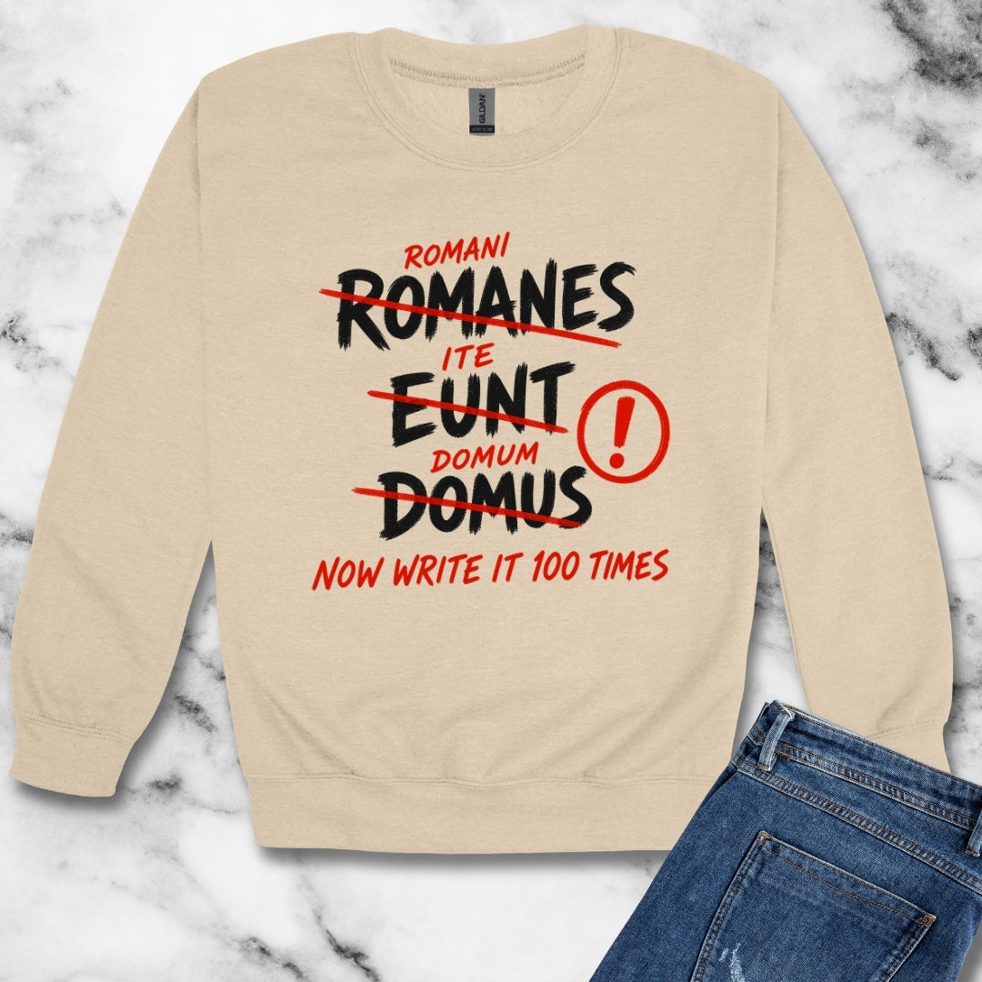 Romans Go Home Brian Graffiti Unisex Heavy Crewneck Sweatshirt