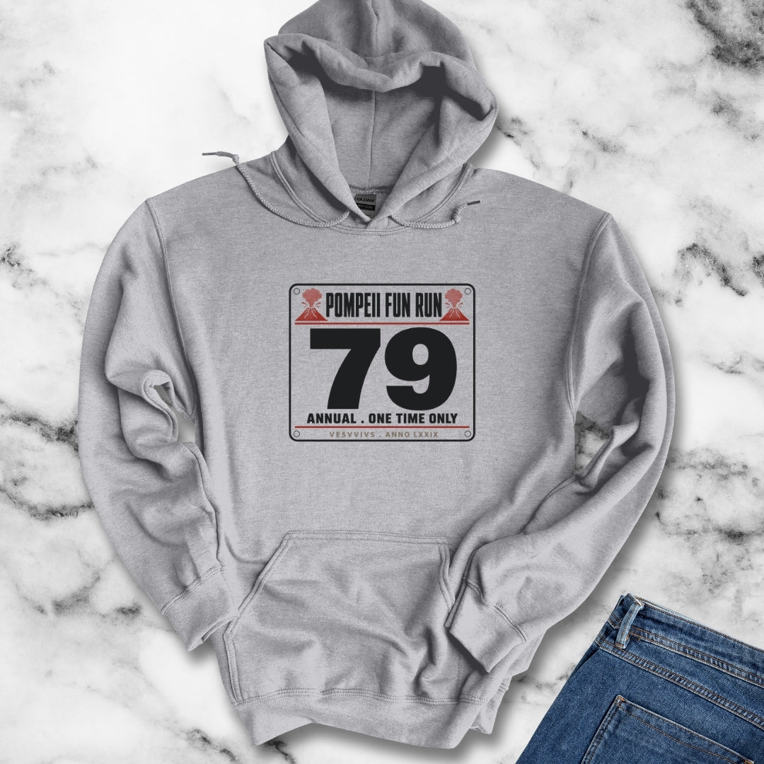 Pompeii Fun Run Race Bib Hoodie