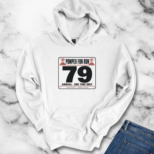 Pompeii Fun Run Race Bib Hoodie