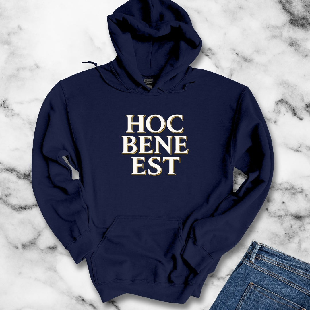 Hoc Bene Est This is Fine Latin Hoodie