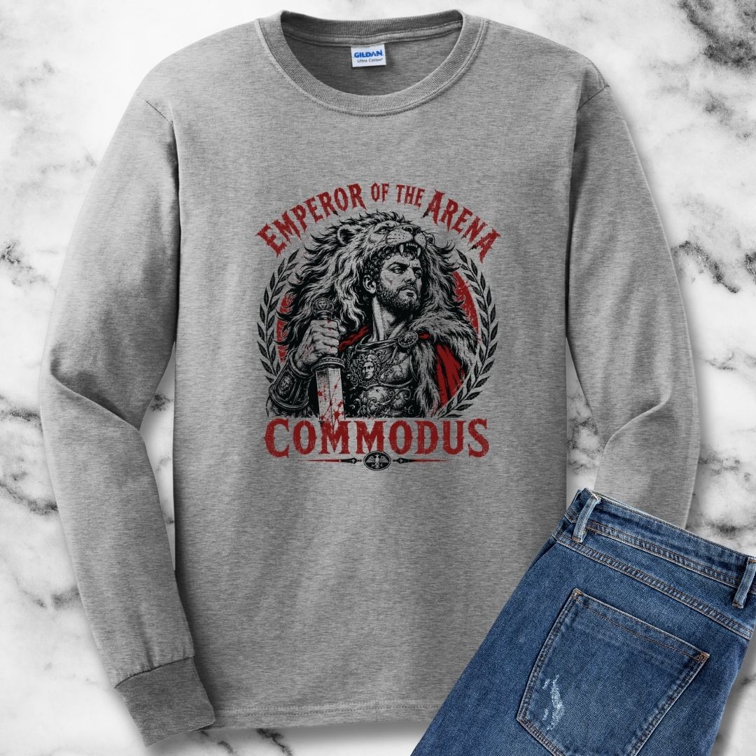 Emperor of the Area Commodus Unisex Long Sleeve Tee