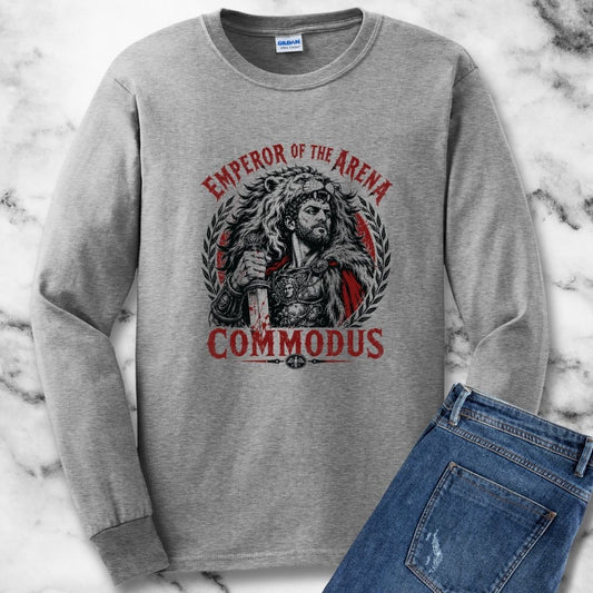 Emperor of the Area Commodus Unisex Long Sleeve Tee