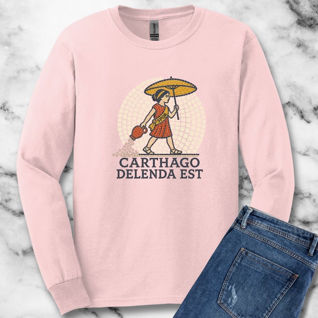 Carthago Delenda Est Mosaic Unisex Long Sleeve Tee
